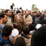 حضور امام خامنه ای در مناطق زلزله‌زده استان کرمانشاه